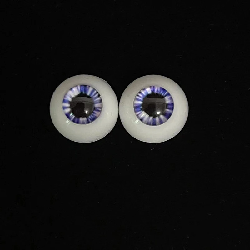 2 Pairs 12Mm/14Mm Pop Ogen Oogbol Diy Speelgoed Oog Pluche Dier Oog Accessoires Doll Eyeball Bjd pop Ogen