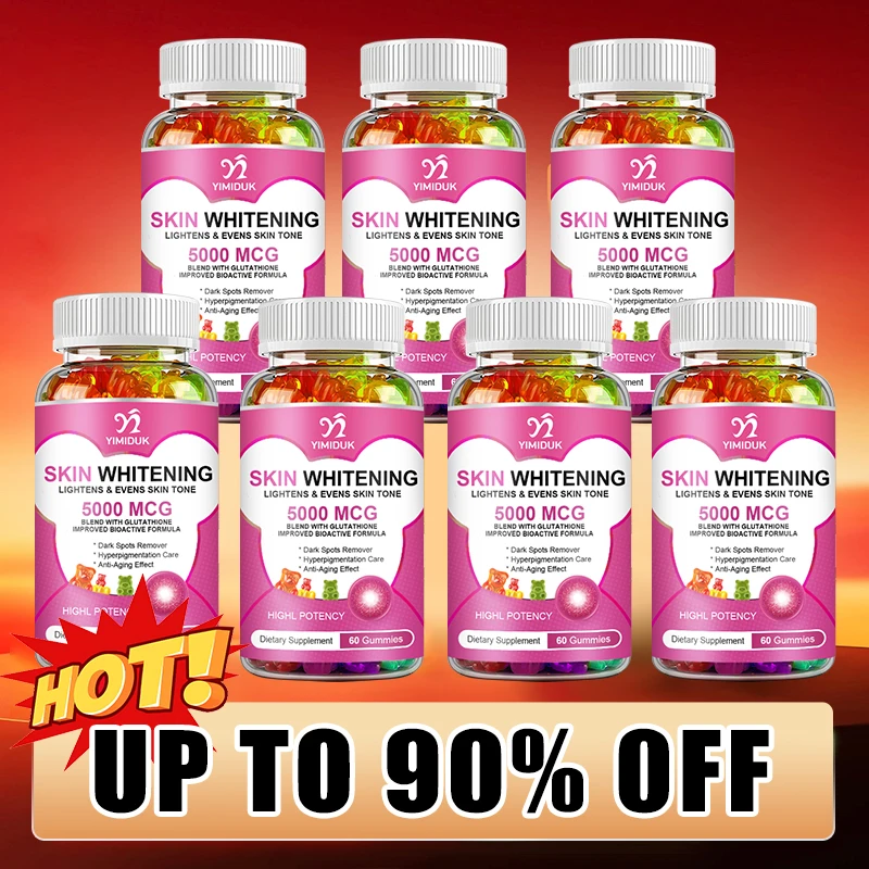 

Жевательные конфеты с глутатионом для отбеливания кожи, витаминами и коллагеном, против старения и морщин, для красоты и сияния кожи