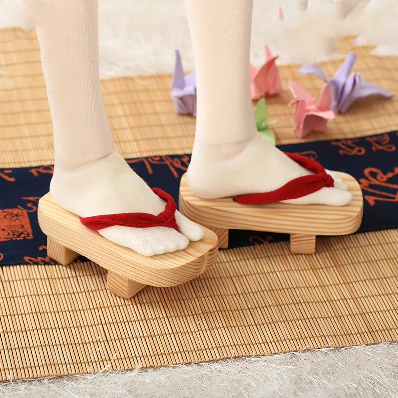 BJD Doll shoes suitable for 1/3 size SD ID75 vintage cordwood shoes high-heeled girl doll accessories