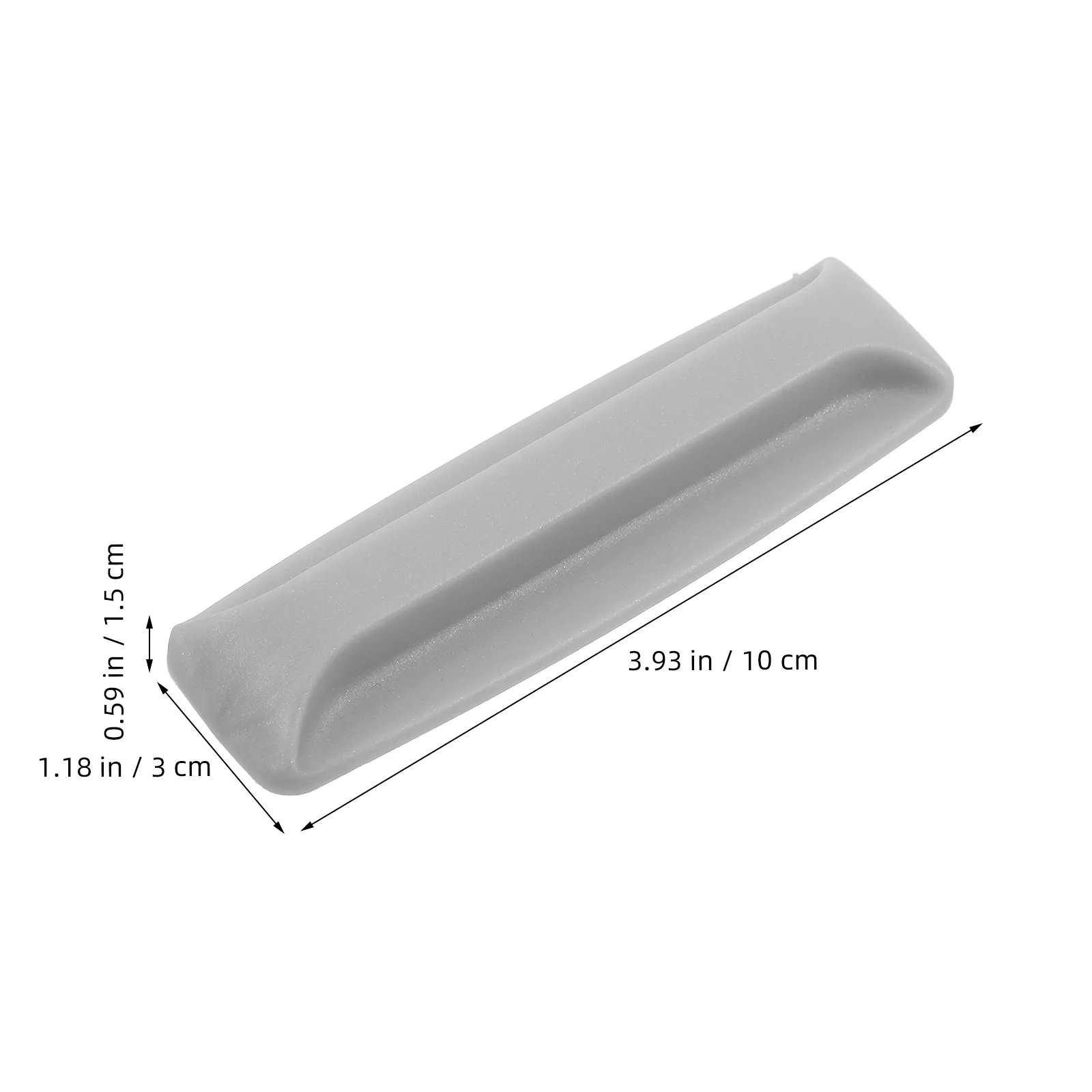 2Pairs Self-Adhesive Cabinet Handles No Drill Stick on Plastic Pulls for Sliding Doors Refrigerator Cabinet Balcony Door Handle