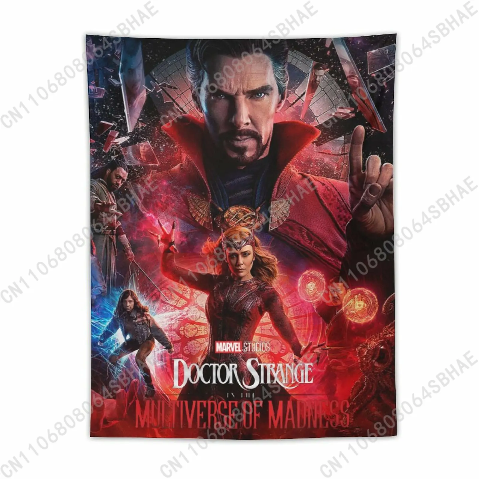 

Marvel Doctor Strange Custom Photo Wall Tapestry Personalized Blanket Wall Hanging Bedroom Living Room Birthday Gift Cosplay