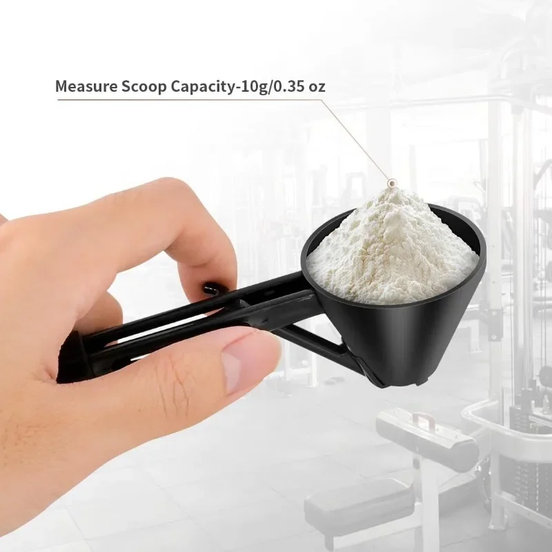 1pcs Multi-Use Measuring Spoon FunnelReusable for Protein CoffeeBaby Formula Kitchen Gym Home Powder Scoop Kitchen Tools