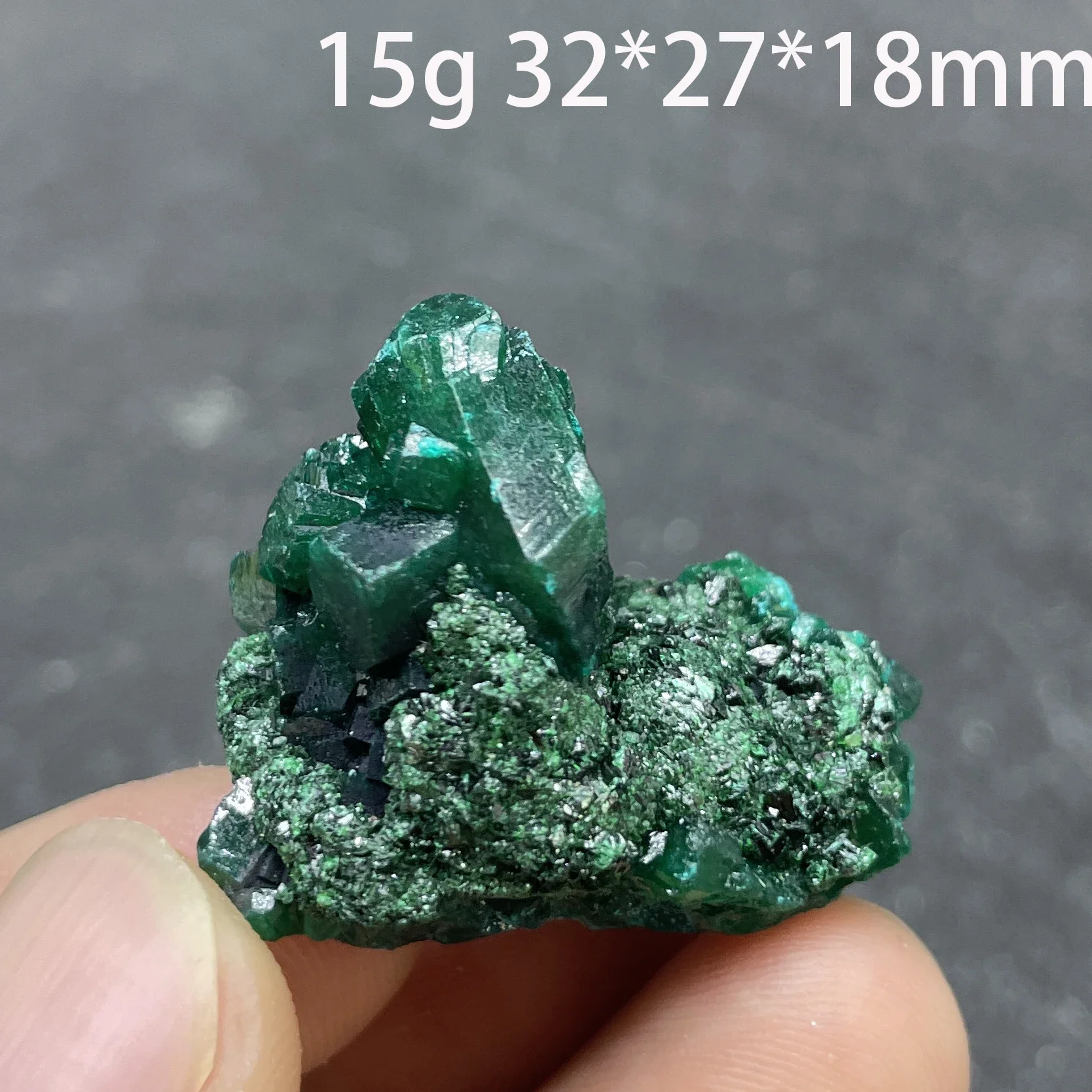 Natural Congo Green Dioptase With Malachite Mineral Specimen Crystals Quartz Healing Stone Teaching Collection Home Decor Gift