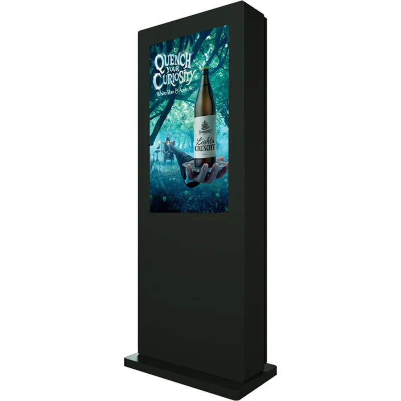 

43/55/65/75/86/100 inch outdoor waterproof advertising machine display commercial vertical wall billboard