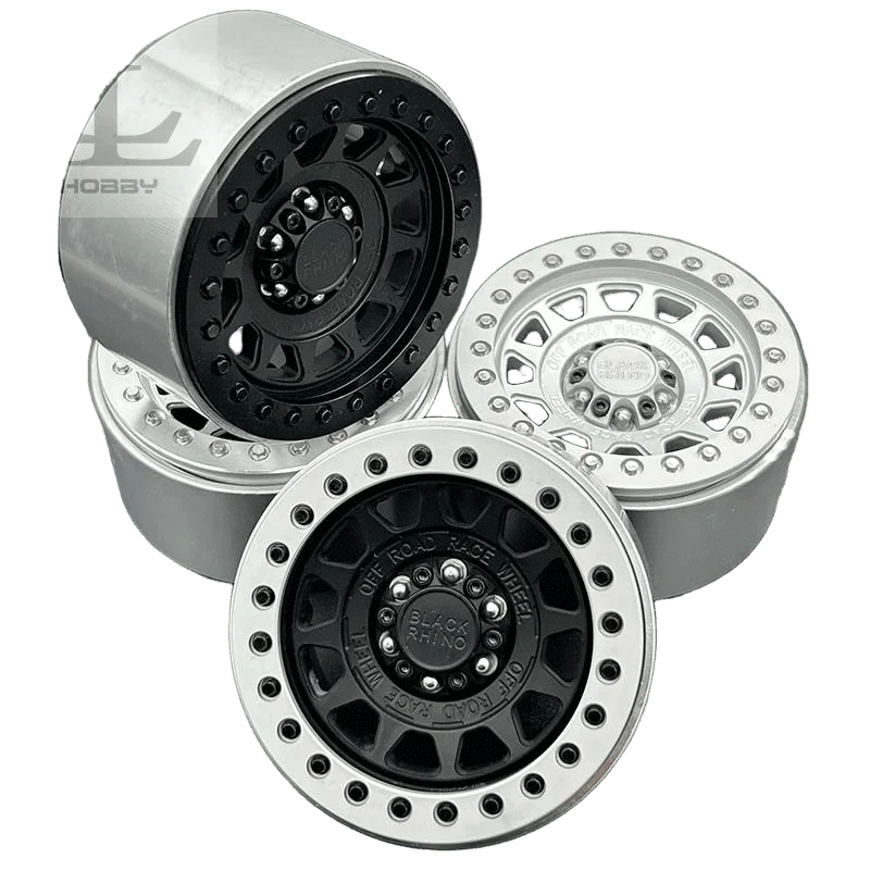 ล้อจำลองสไตล์เรโทรขนาด 1.9/2.2 นิ้ว สำหรับรถบังคับวิทยุขนาด 1/10 รุ่น TRX4 Defender Bronco AXIAL SCX10 90046 RC4WD D90 Wraith Jeep Capra