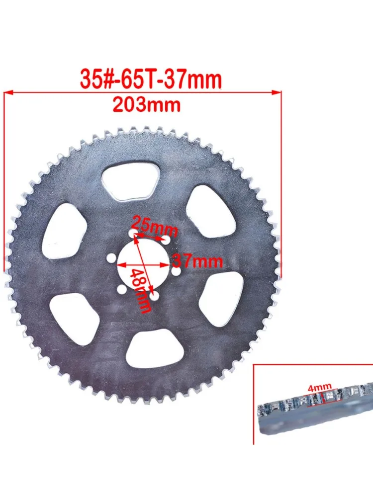 AliExpress Pit Pro Racing Chain Rear Sprocket #35 - 40 65 70 75 Teeth For Mini Bike Go Kart ATV Cart Dirt Pit Bike