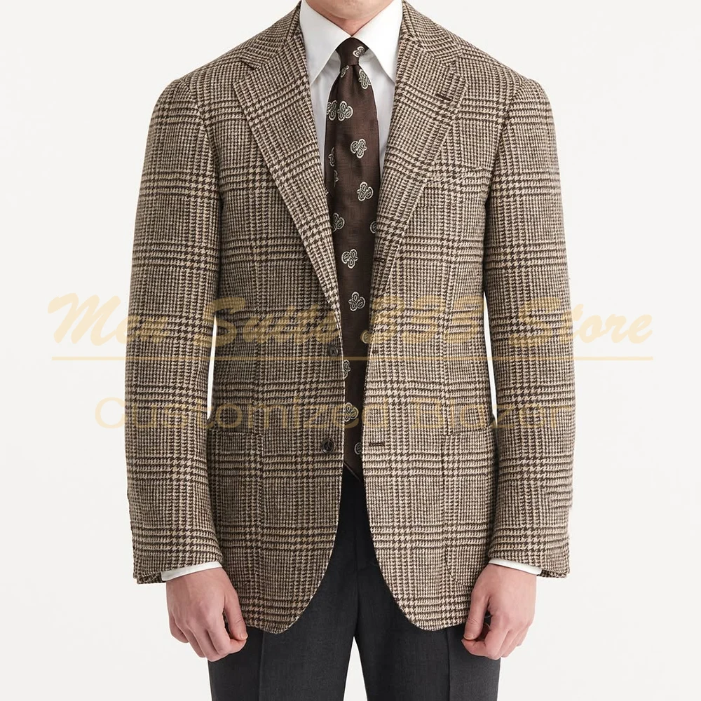 

Classic Men's Suits 2 Piece Jacket Pants Sets High Quality Single Breasted Notch Lapel Slim Fit Male Clothing Costume Homme