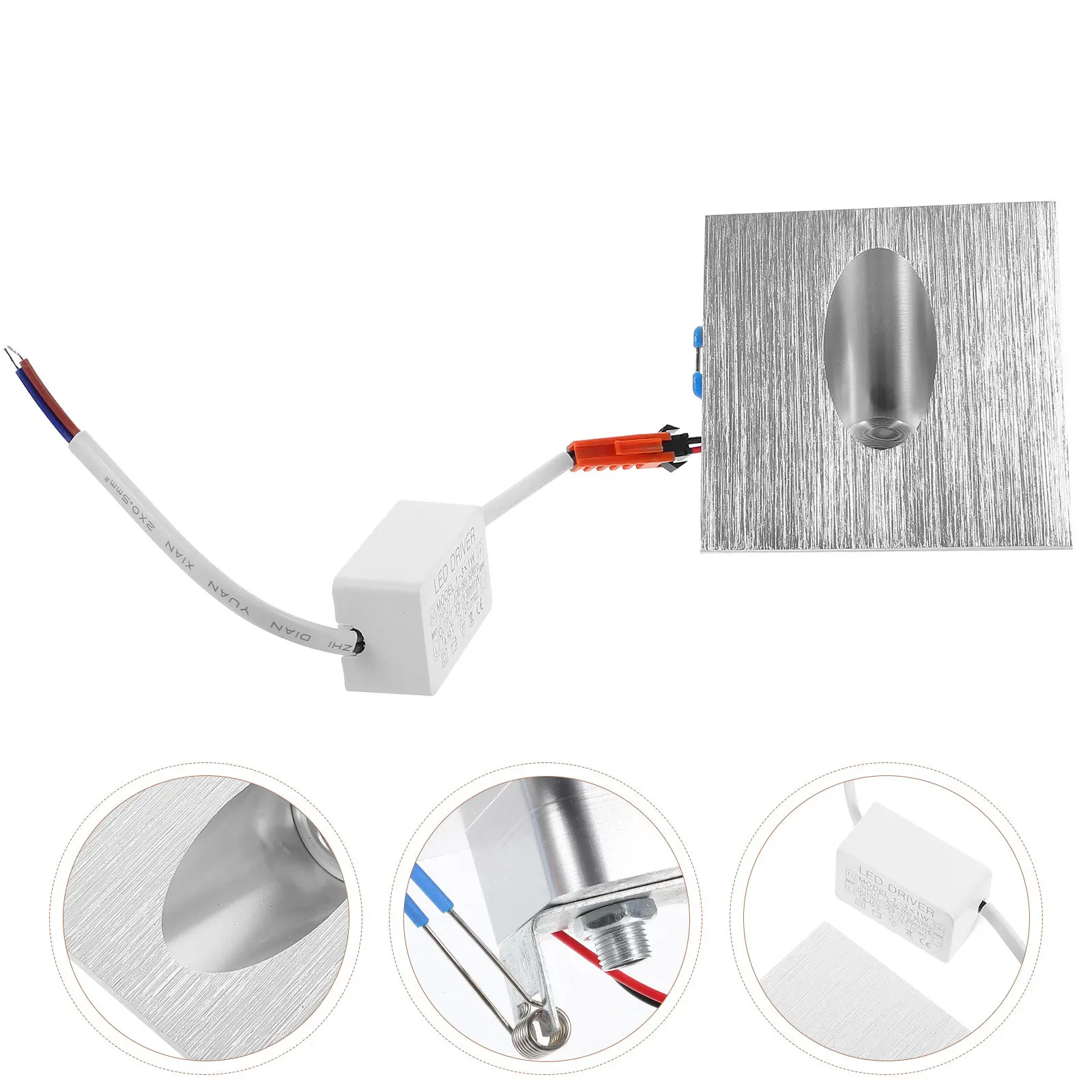 

Светодиодный встраиваемый светильник для ступеней, холодный белый, креативный конусный настенный светильник, внутренний угловой светильник для лестниц, для прихожей, подвала, веранды