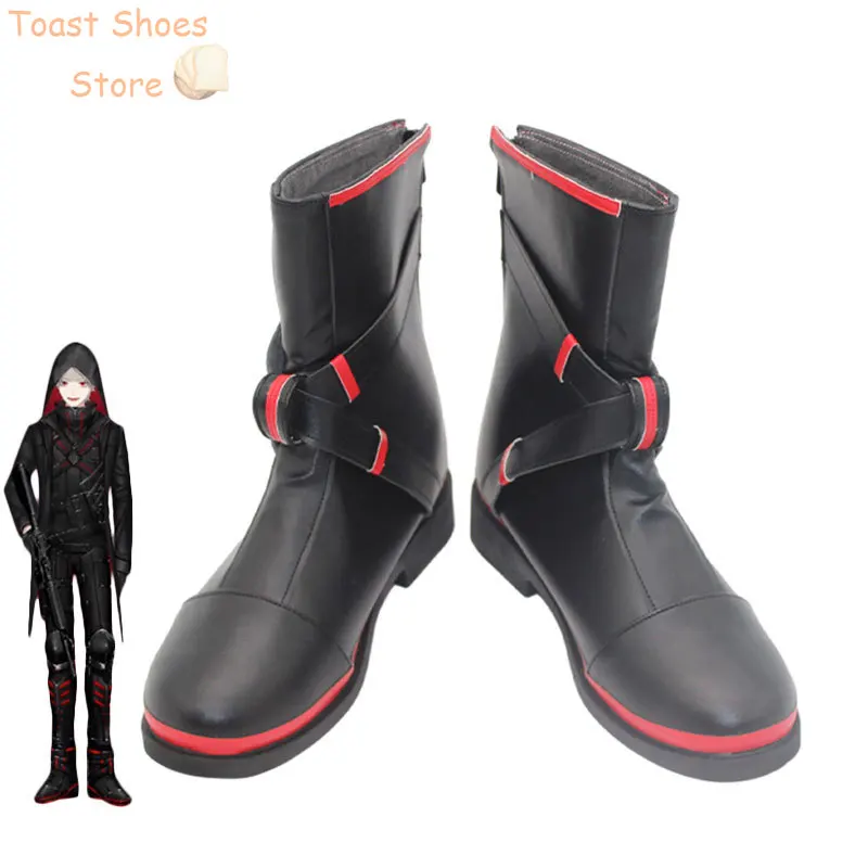 

Kuzuha Cosplay Shoes Vtuber Cosplay Prop PU Leather Shoes Halloween Carnival Boots Costume Prop