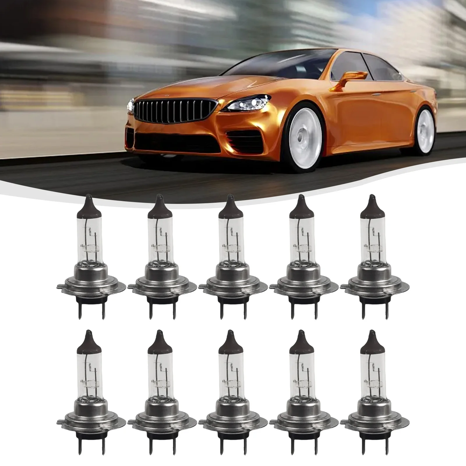 Lamps Headlights Accessories Aluminum Alloy 12V-24V DC 360 Degrees 50000H 55W H7 Model High Quality Replacement