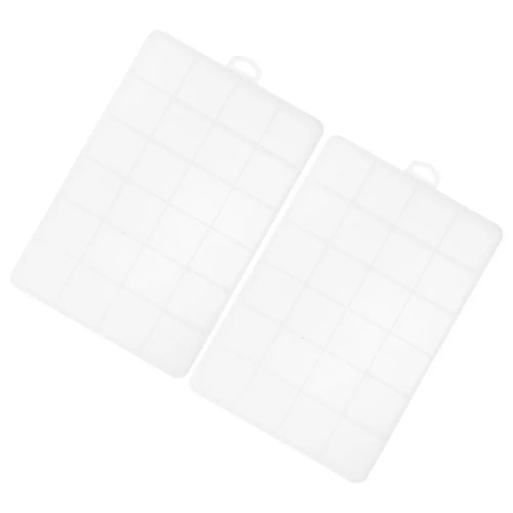 

2Pcs Fishing Gear Storage Box Portable Plastic Organizer Multi-Compartment Tackle Box Small Parts Jewelry Beads Container