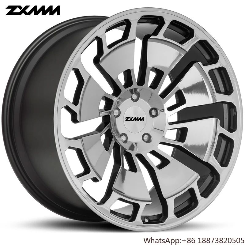 factory custom OEM  alloy passenger car wheel 5x114.3 5x120 rims 15-26 inch for Mercedes bmw jante forged wheel