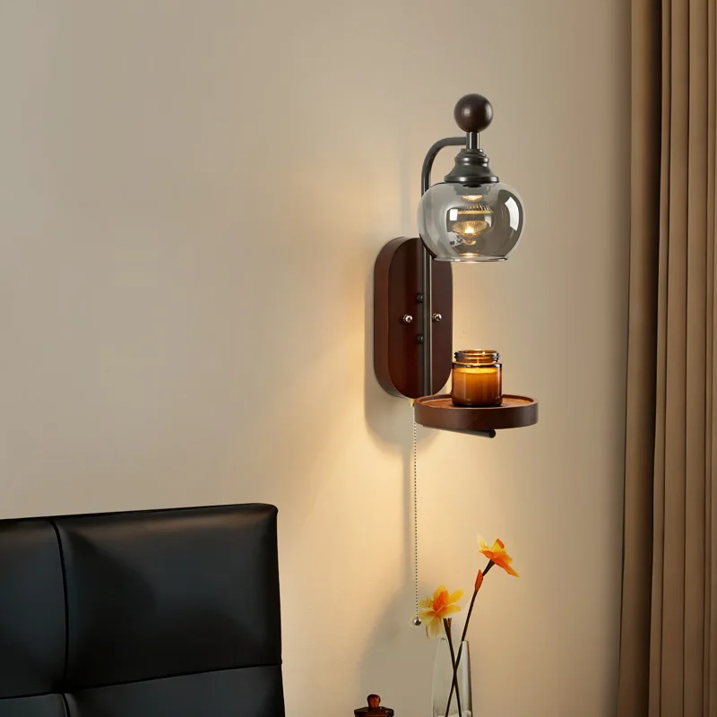 Modern Minimalist Retro Wall Lamp Aromatherapy Lamp Living Room Dining Room Bedroom Bedside Artistic Atmosphere Lighting Fixture