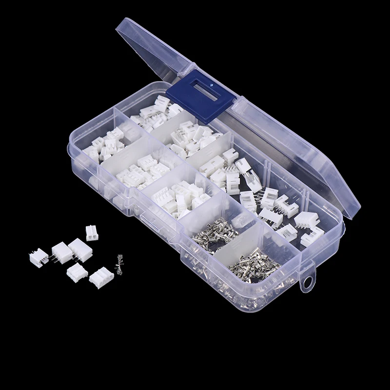 300 Stück PH2.0 2P 3P 4-poliger 2,0-mm-Rasterklemmen-Kit JST-Drahtverbinder-Adapter