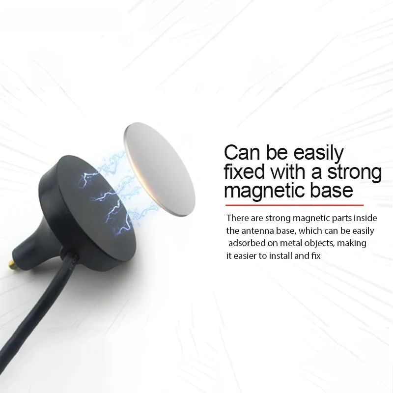 230/433MHZ 2.4GHz Sucker Antenna HighGain 8dBi Magnetic Base CDEBYTE TX2400-XPH-300 SMA-J Interface Resistance