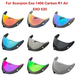 For EXO 520 Helmet Visor Motorcycle Full Face Helmet Visor Lens Replacement Lens for Scorpion Exo 1400 Carbon, R1 Air & EXO 520