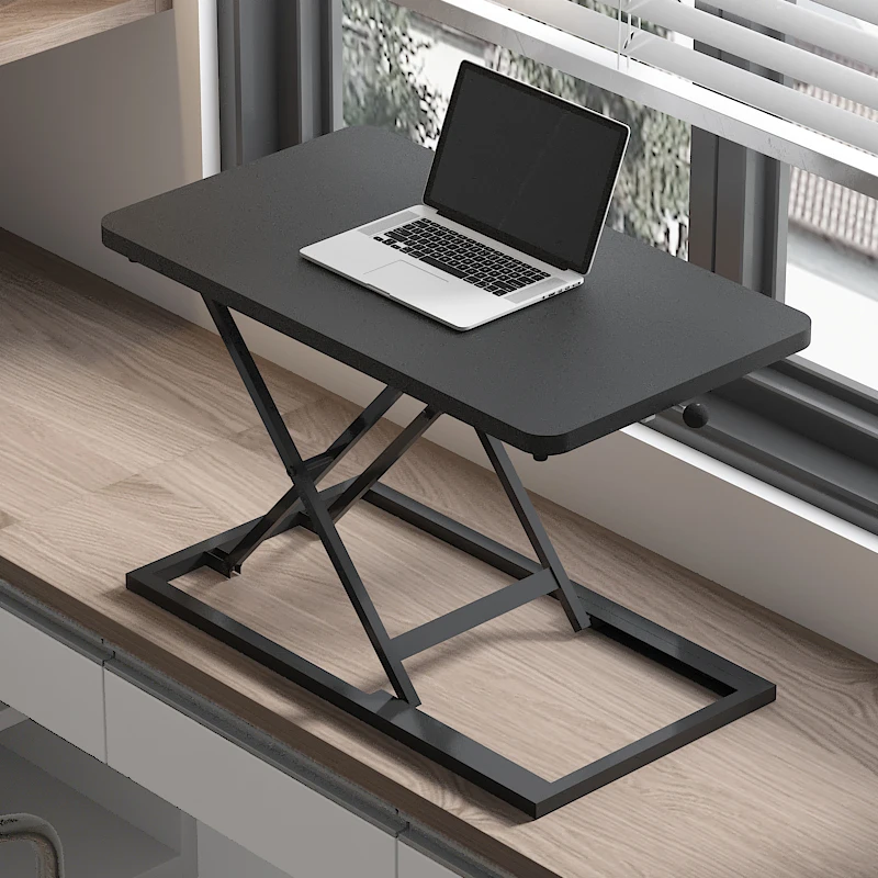 

Standing Adjustable Table Folding Laptop Stand Portable Desk Upper Table Lifting Platform Office Workbench