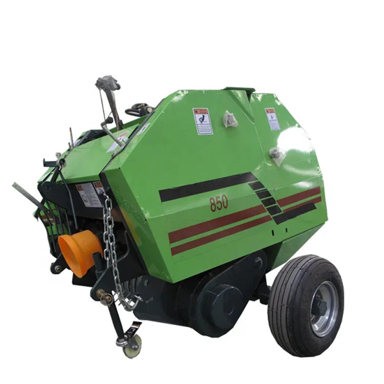 Tractor mounted PTO mini round hay straw baler machine small hay baler for sale