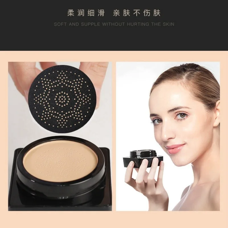 Air Cushion Foundation Concealer Whitening Liquid Foundation Waterproof Brighten Face Base Makeup