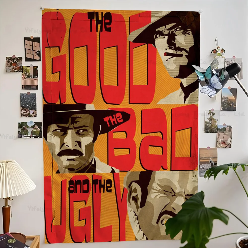 

The Good The Bad And The Ugly Tapestry Art Printing Japanese Wall Tapestry Anime Wall Hanging Home Decor