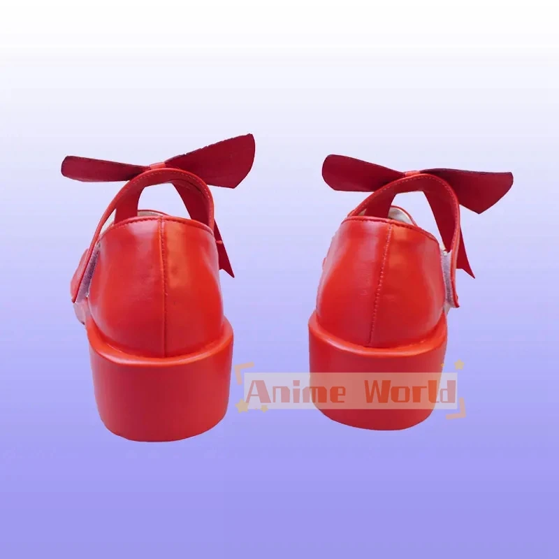 Chaussures de Cosplay Sakura en Cuir PU, Bottes de Carnaval d'Halloween, Accessoire sur Mesure