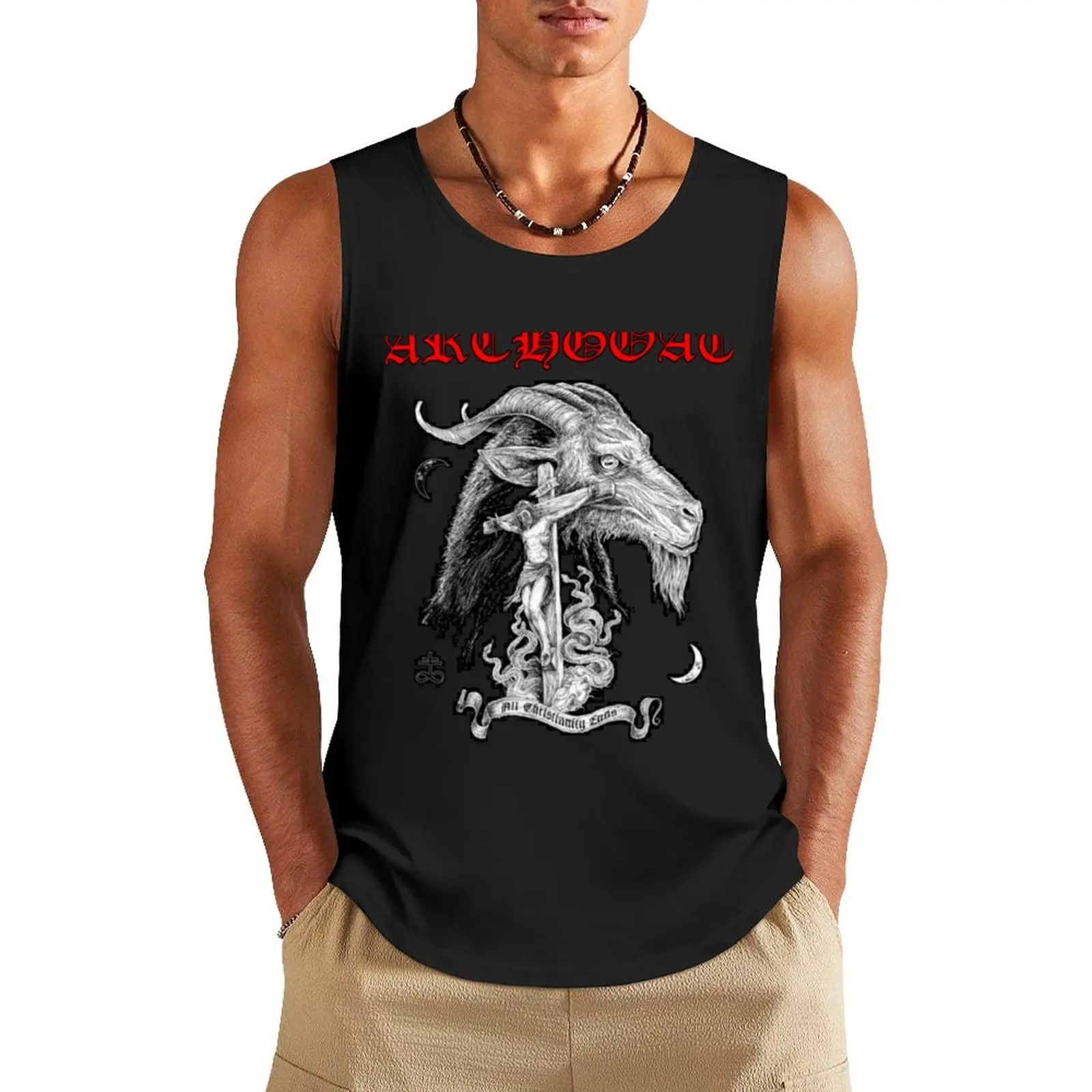 

archgoat Tank Top fashion 2025 man anime gym gym t shirt men
