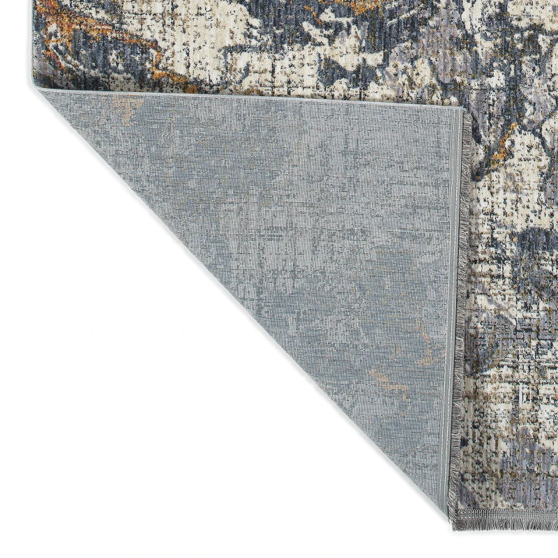 سجادة منطقة مستطيلة حديثة تجريدية مقطوعة 5'3 × 7'3