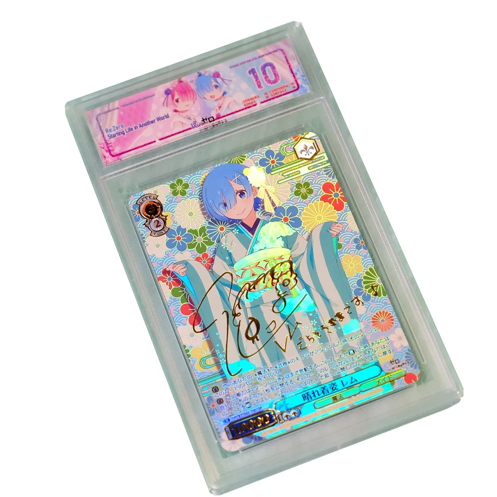 Godin Verhaal DIY zelfgemaakte Emiria Ram Rem Gouden Handtekening Getextureerde Collectible Card Beoordeling Kaart Baksteen Kerst verjaardagscadeautjes