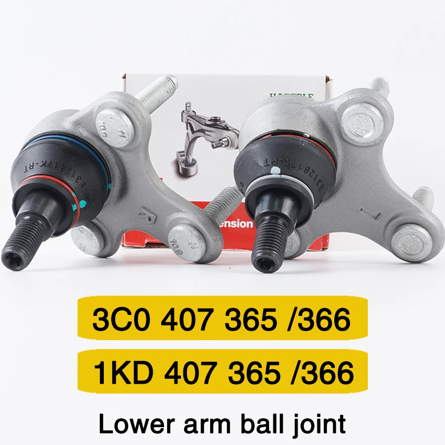 825 0448 10   1K0407365/366 Jetta Tiguan Skoda CC Passat Golf Lower Arm Ball Head 3C0407365 1KD407366  3C0407366  825 0447 10