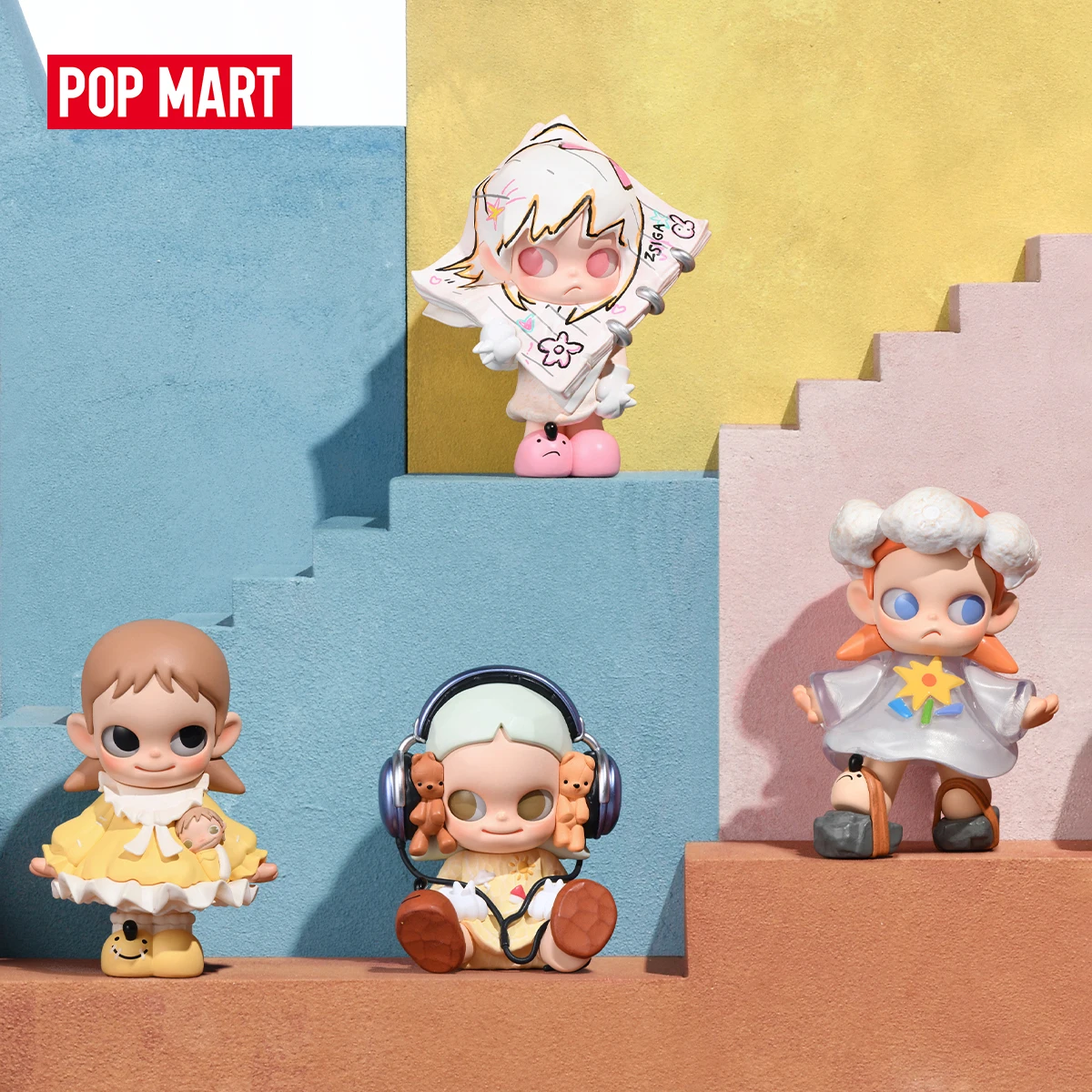 POP MART Zsiga Seria Pod Słońcem Figurki 1 szt./12 szt. Mystery Box