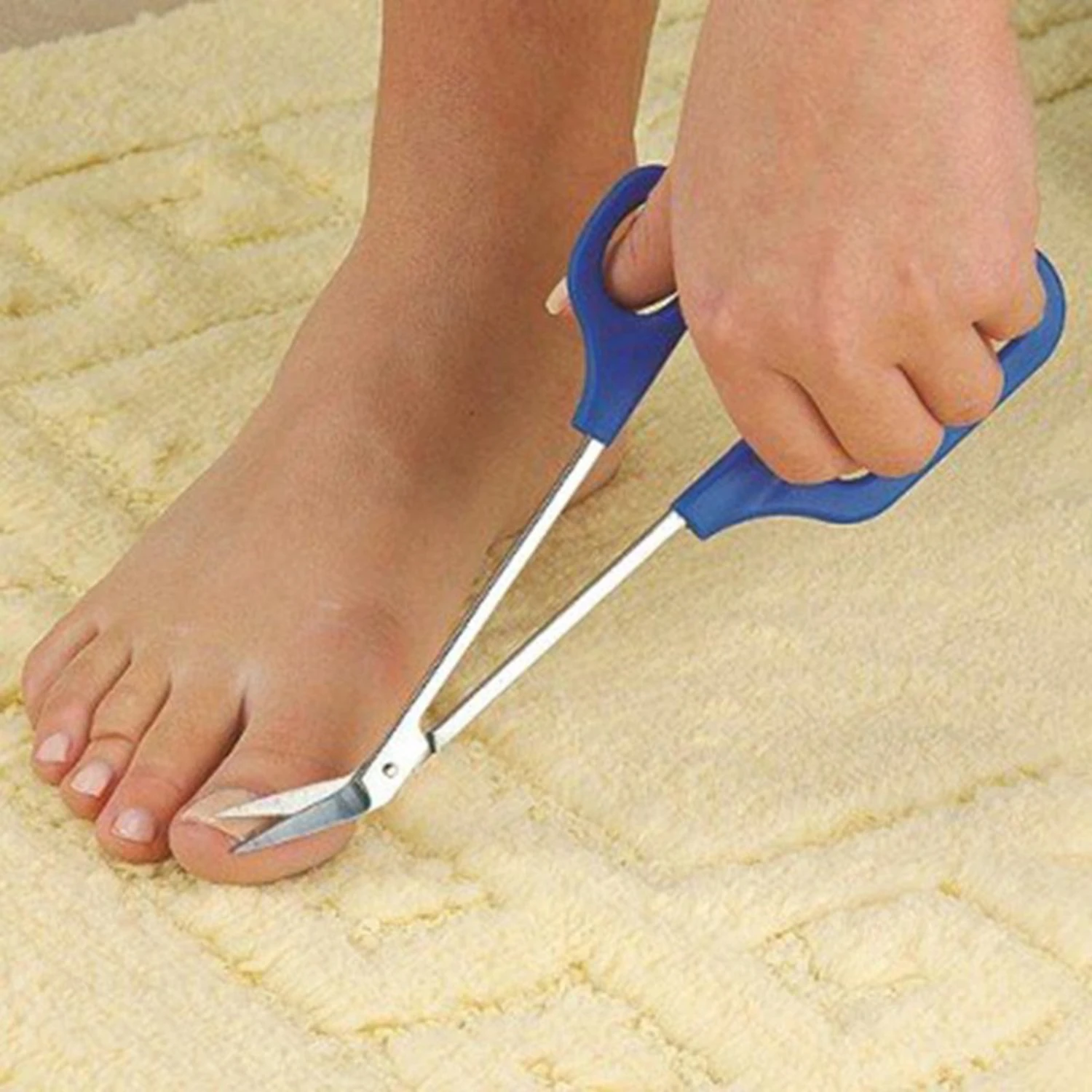 Schoonheid Opruiming: 2PC Nagelknipper Met Lange Steel - Ergonomische Pedicure Cutter Kemei Haarmachine Vgr Maquina de cortar cabelo T