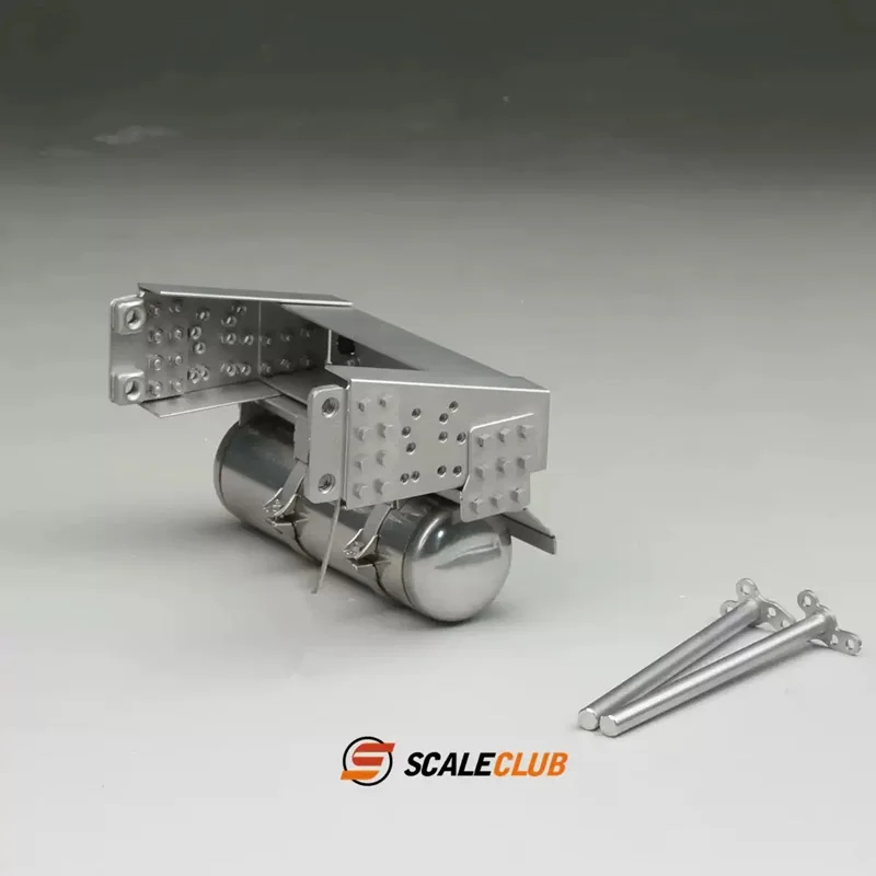 Scaleclub 1/14 vrachtwagen metalen achter luchttank staartbalk voor lesu tamiya vrachtwagen model R620 R470 FH16 TGX en DIY gemodificeerde vrachtwagen