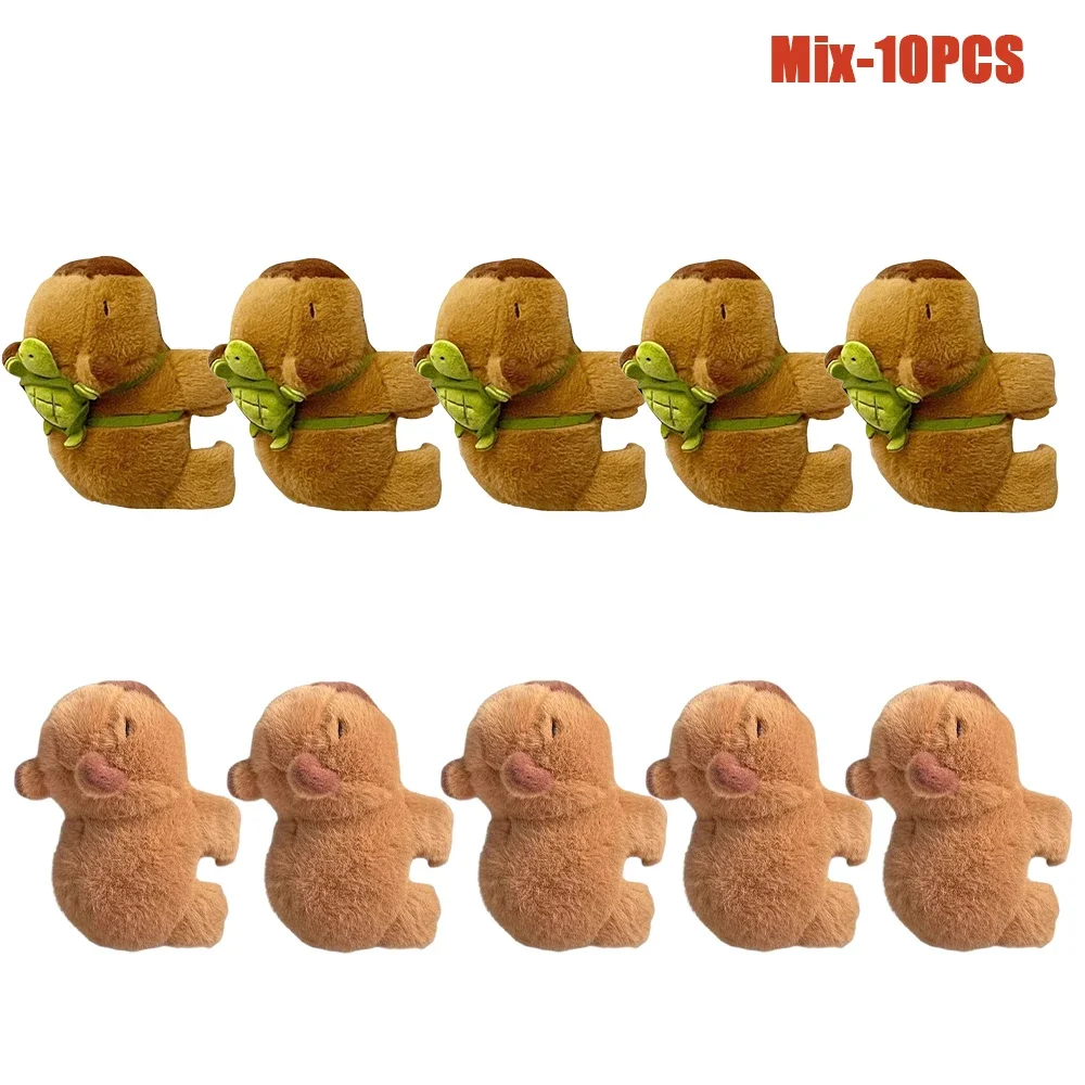1-20 SZTUK Rytanda Capybara Clap Circle Toys Slap Snap Wrap Wristband Bracelet Capybara Plush Hand Ring Fun Pop Circles Kids Gift