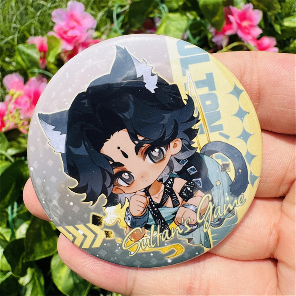 Cartoons Game Sultan's Game Cosplay Badge Pin SPTE Tinplate Brooch Accessories Prop