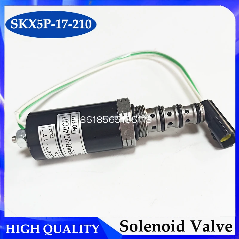 SKX5P-17-210 KDRDE5KR-20 40C13-203A Elettrovalvola per escavatore SH200 SH120 SH280 A1 A2 A3 SH200-1 SH200-2 SH200-3 Solenoide