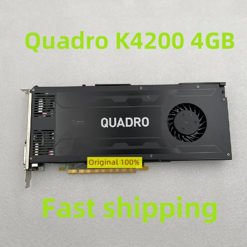 

Оригинальная профессиональная видеокарта Quadro K4200 4 ГБ для графического дизайна CAD UG моделирование 3D-рендеринга редактирование видео