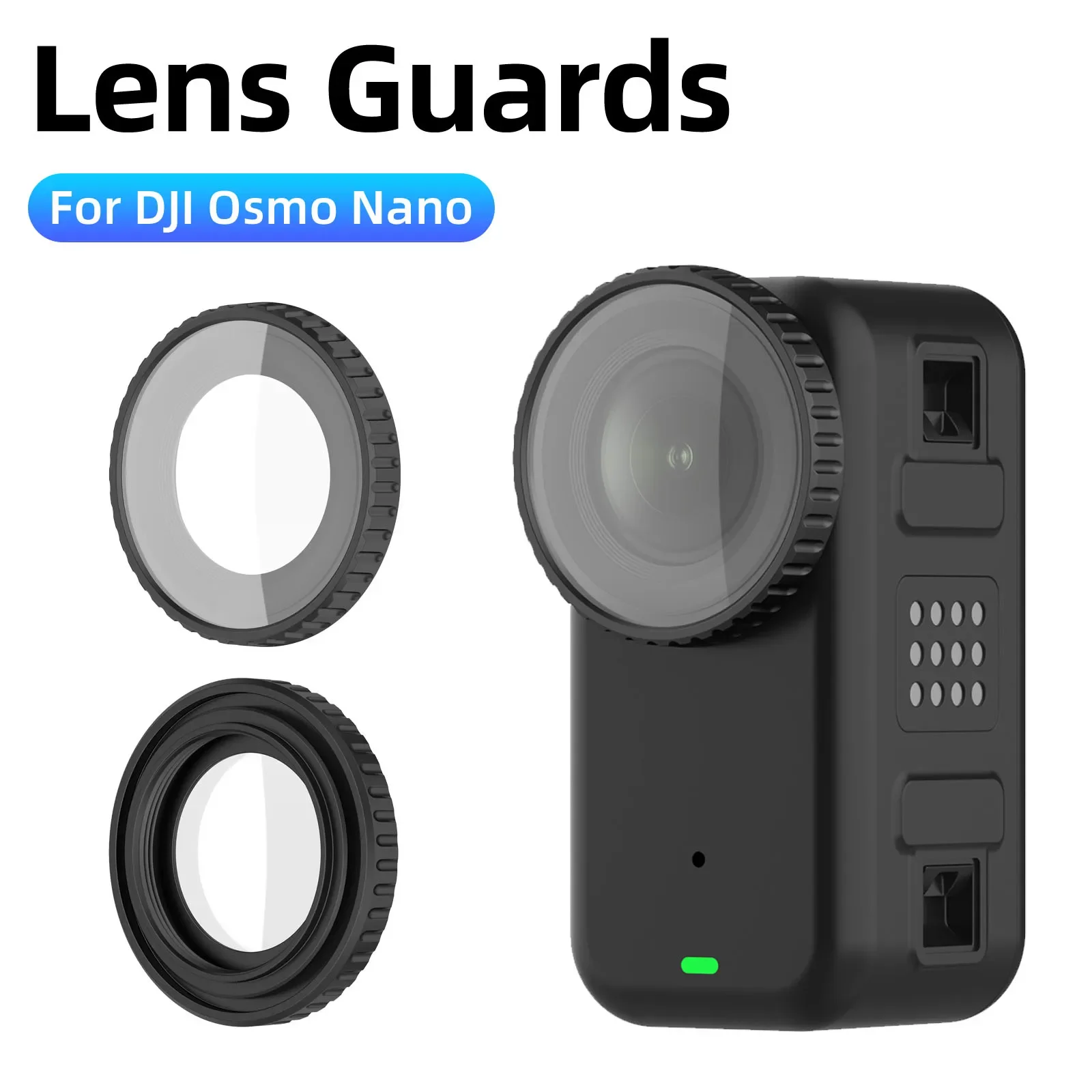 

Premium Glass Lens Guards for DJI Osmo Nano Tempered glass Scratch-resistant Lens Protector Cap DJI Osmo Nano Camera Accessories