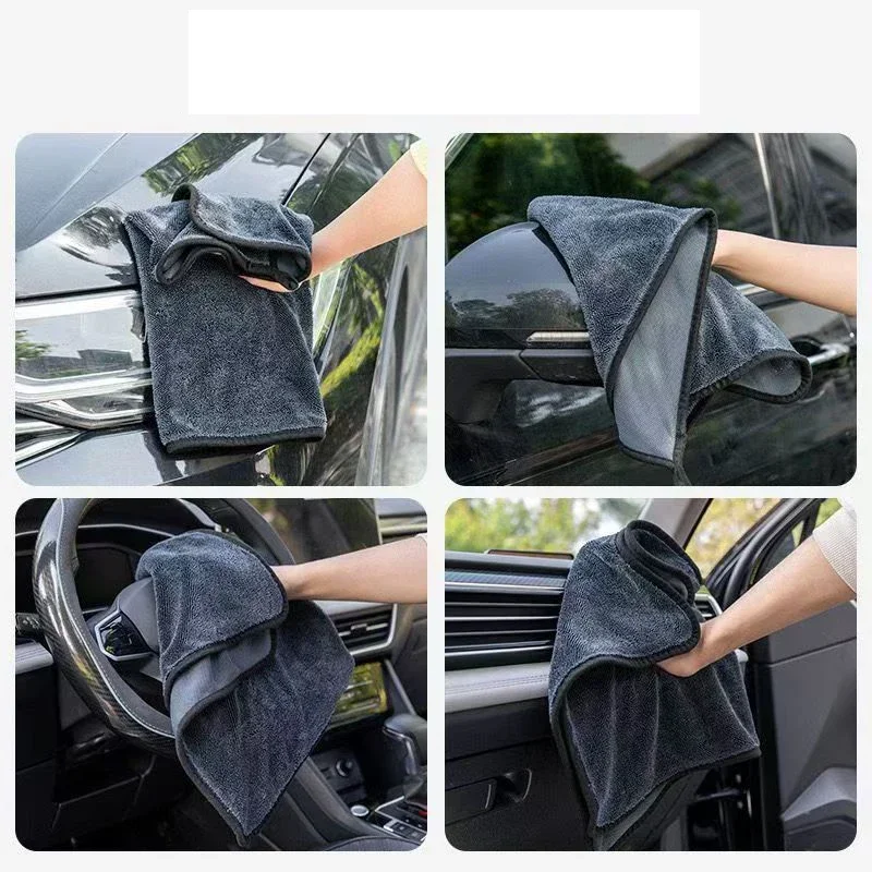Car Wash Towels 500GSM Premium Car Care Wash Towel Ultra-Absorbent Drying Cloth Microfiber Car Cleaning Towel for Detailing Care