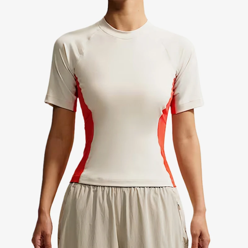 Nike genuine women's breathable, simple, moisture wicking, fashionable short sleeved T-shirt IO1461-104