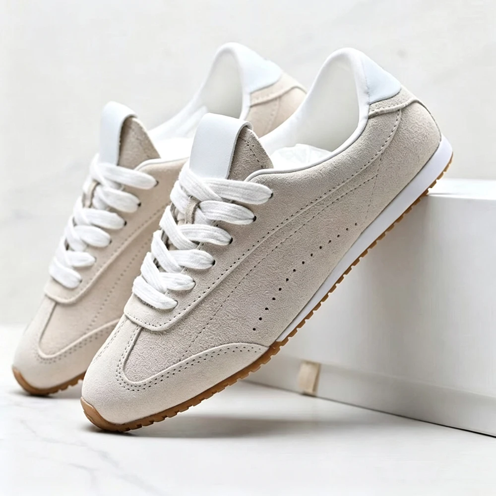 Luxury Sunset Retro Forrest Gump Sneakers Genuine Leather Soft Flat Sole Walking Trainers Desginer Unisex Casual Sports Shoes