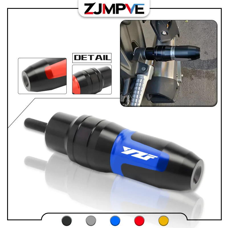 For YZFR1 R1S R1M R3 R6 R6S R7 R25 R125 Motorcycle CNC Falling Protection Exhaust Frame Sliders Crash Pads Protector Parts