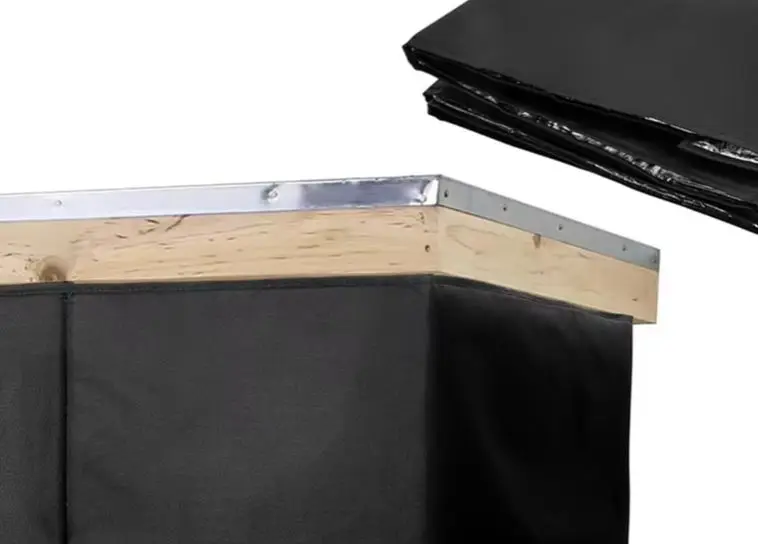 Bee Hive Insulation Wrap 600D Oxford Cloth Winter Beehive Cover Adjustable Ventilated Protection For For Beekeeping Garden Acces
