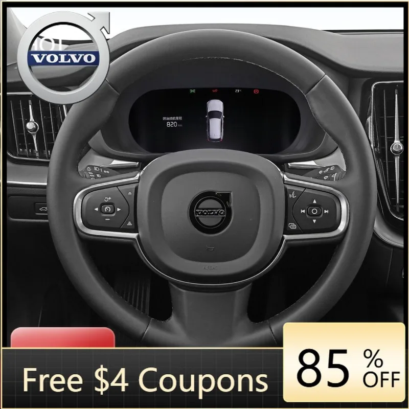 

Emblems 2026 New For Volvo ABS Car Emblems Steering Wheel Center Stickers For Volvo V60 V40 XC90 S60 XC60 V70 S90 XC40 V90 EX90