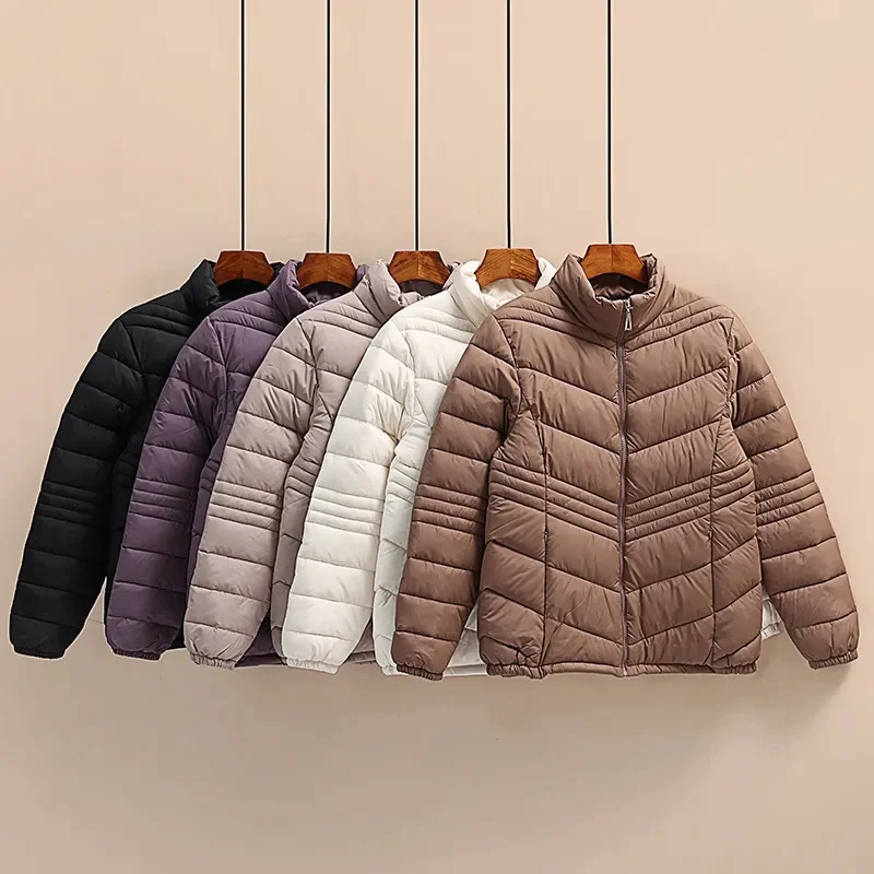 

Autumn Winter2023New Short Down Coat Women Parkas Korean Outerwear Slim Large Size Warm Cotton Padded Jacket Ladies Overcoat Top