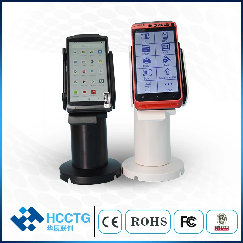 Plastic Pos Terminal Machine Universele Draaibare Pos Terminal Stand PS-S03