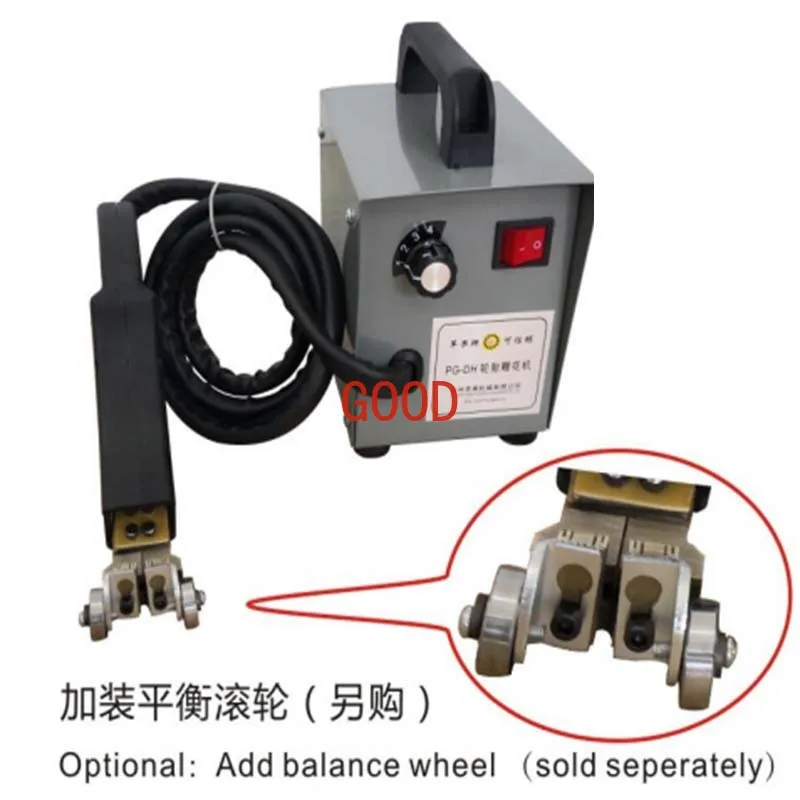 Intelligent tire engraving machine with balance roller engraving machine