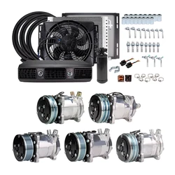 Universal Auto AC Air Condition Unit Air Vent Kit for Truck Van Tractor Jeep Street / Hot Rod Vintage Car Air Conditioning