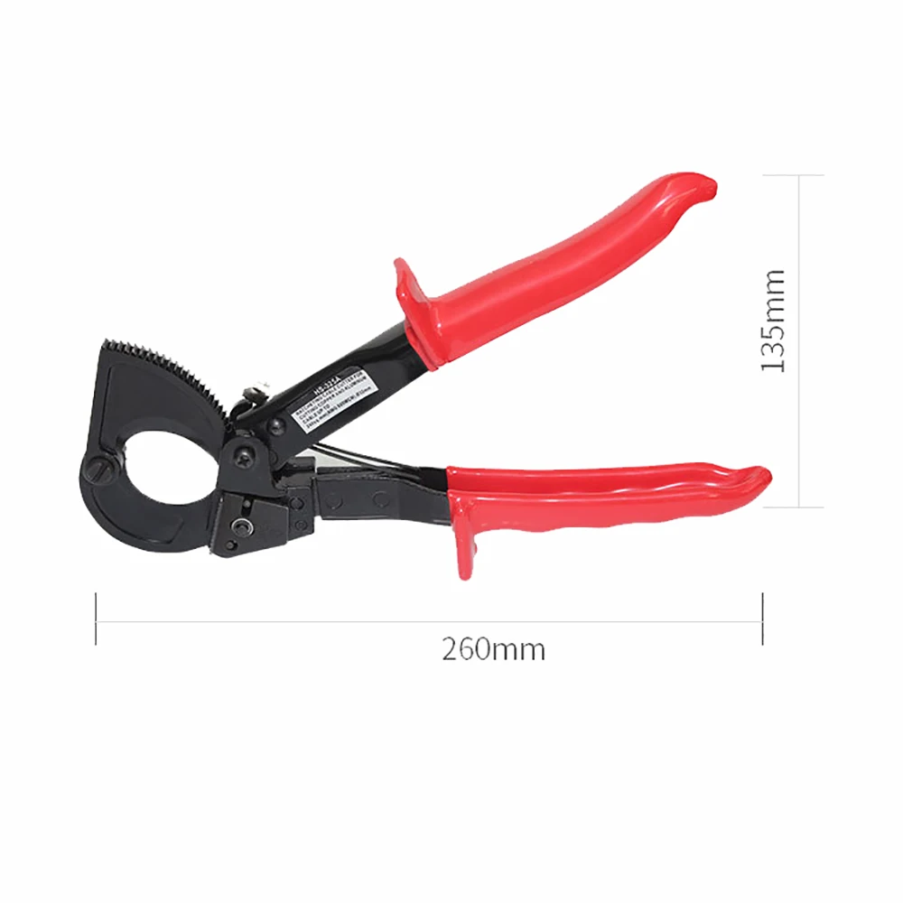 Ratcheting Cable Cutter Insulated Wire Cutting Pliers Professional Ratcheting Crimper Terminal Crimper Tool HS-325A