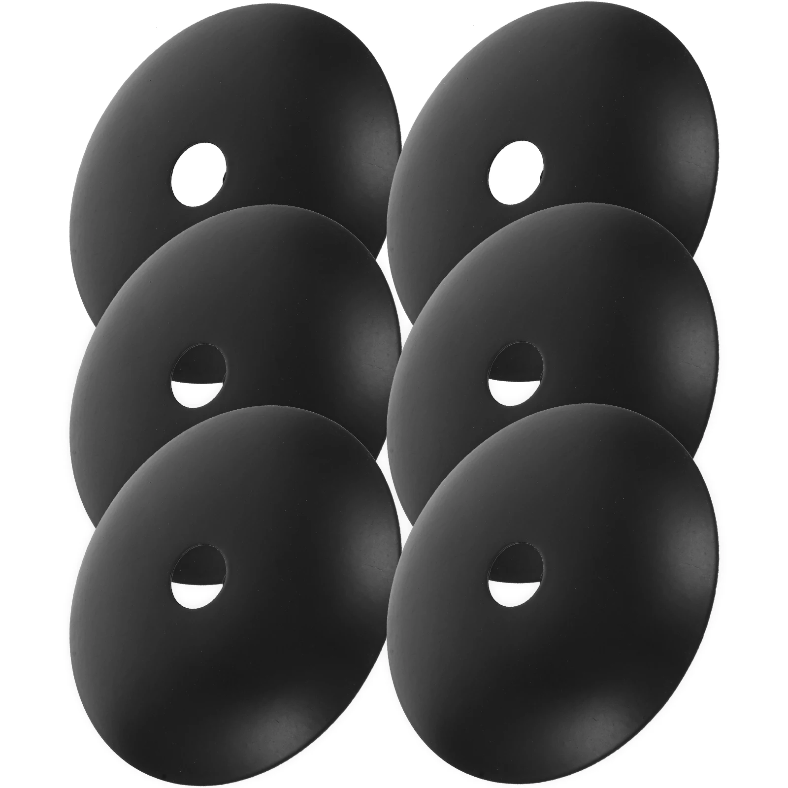 

6 Pcs Living Room Lighting Fixture Plate Decorative Ceiling Canopy Kit Cover Cap