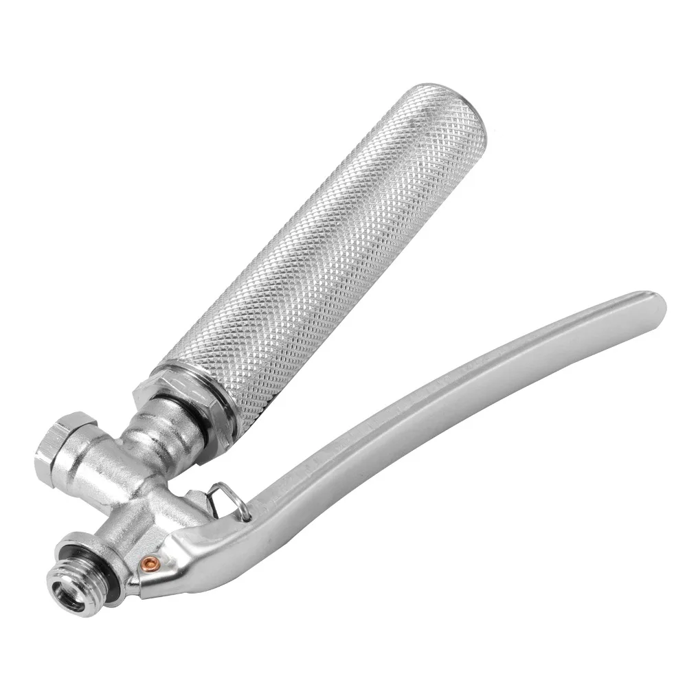 Stainless Steel Sprayer Handle Silver Easy To Use Garden Sprayer Handle M14*1.5mm One Hand Control Water Spray Gun Handle
